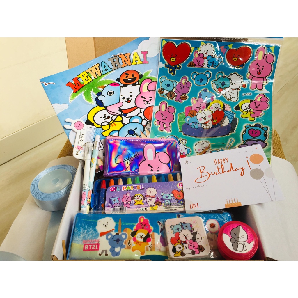 (HADIAHKUU.ID) KADO BTS NEW DEC/ KADO ULTAH / KADO ANAK BTS/ SOUVENIR BTS/ BOX BTS/ HADIAH BTS/ HAMP