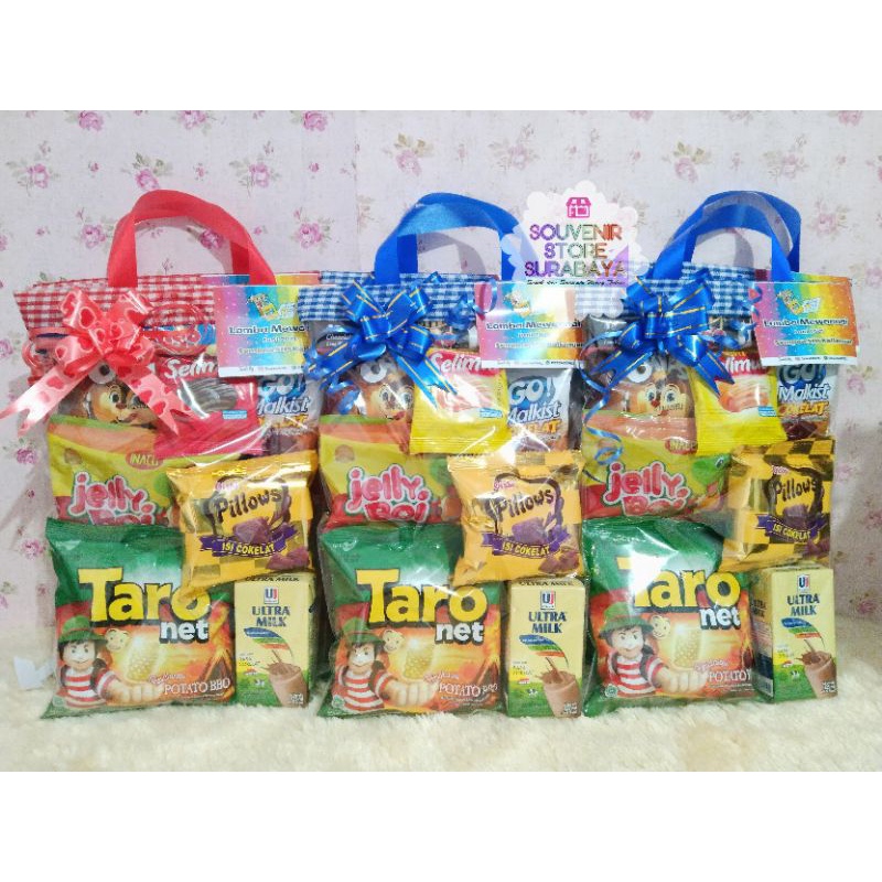 Snack Ultah Anak / Paket Snack Ulang Tahun/ Goodiebag Snack/bingkisan ultah surabaya/Snack Ultah Sby