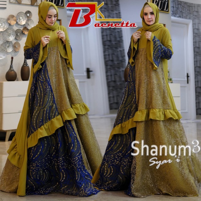 SHANUM 3 By.Baenetta Gamis Branded ORIGINAL 100% Limited Collection