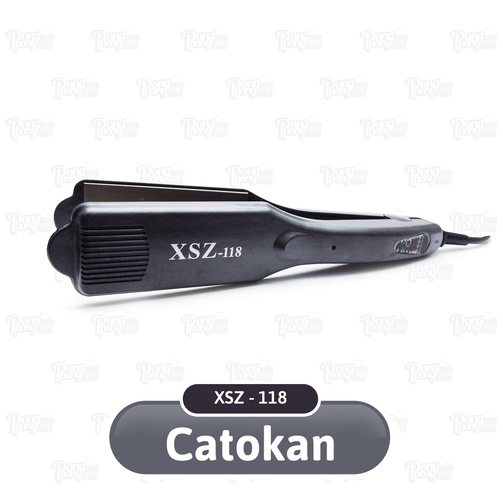XSZ Hair Straightner 118 Black / Catokan Pelurus Rambut