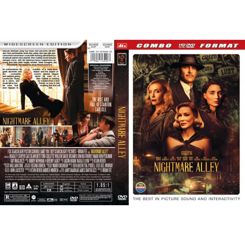 Kaset film crime thriller : NIGHTMARE ALLEY