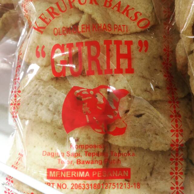 

KERUPUK DAGING SAPI GURIH / KRUPUK BAKSO ASLI PATI MATANG