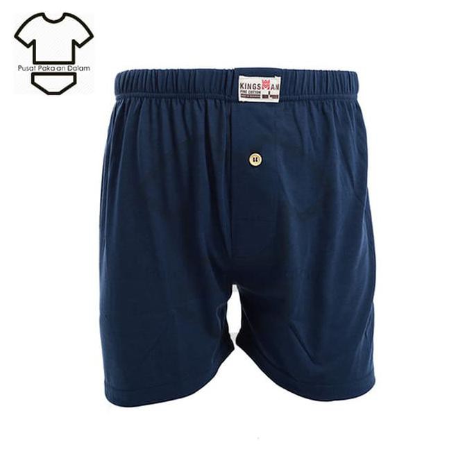Boxer pria KINGSMAN - Celana boxer polos
