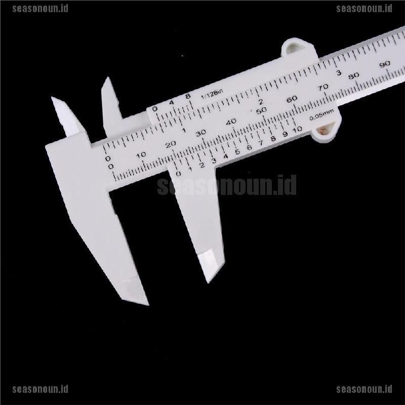 【sea】6 Inch 150mm Plastic Ruler Sliding Gauge Vernier Caliper Jewelry Measuring tool