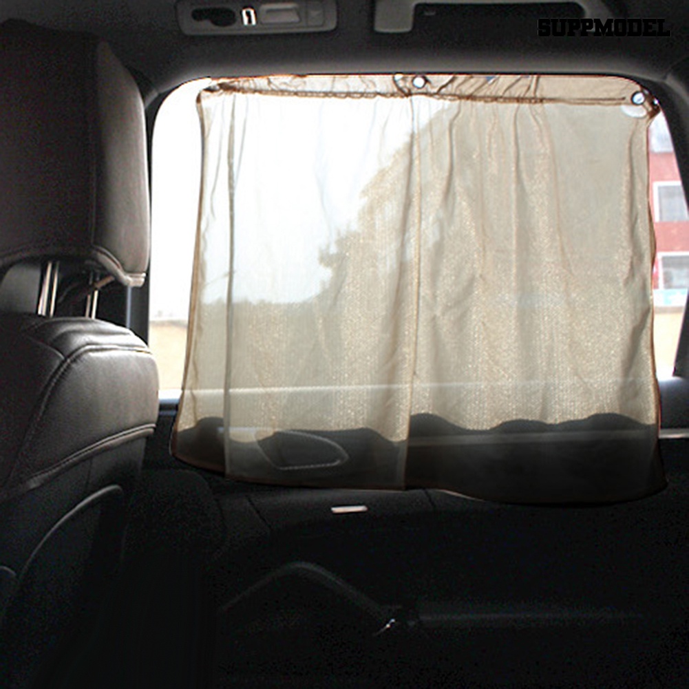 Sfs 2 Pcs Tirai Kaca Jendela Samping Mobil Anti UV Dengan Kop Perekat