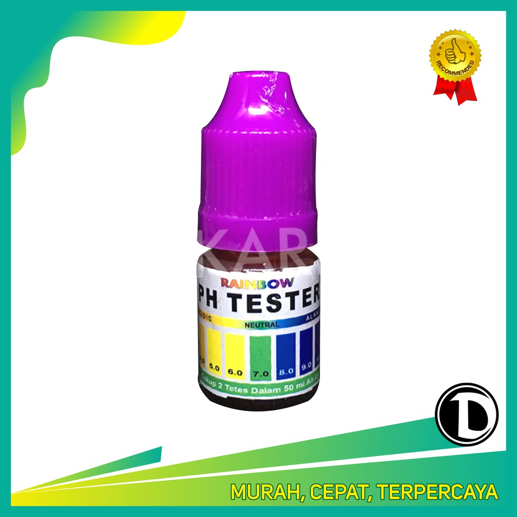 (Original) PH TESTER RAINBOW 5ML Exp Lama Termurah