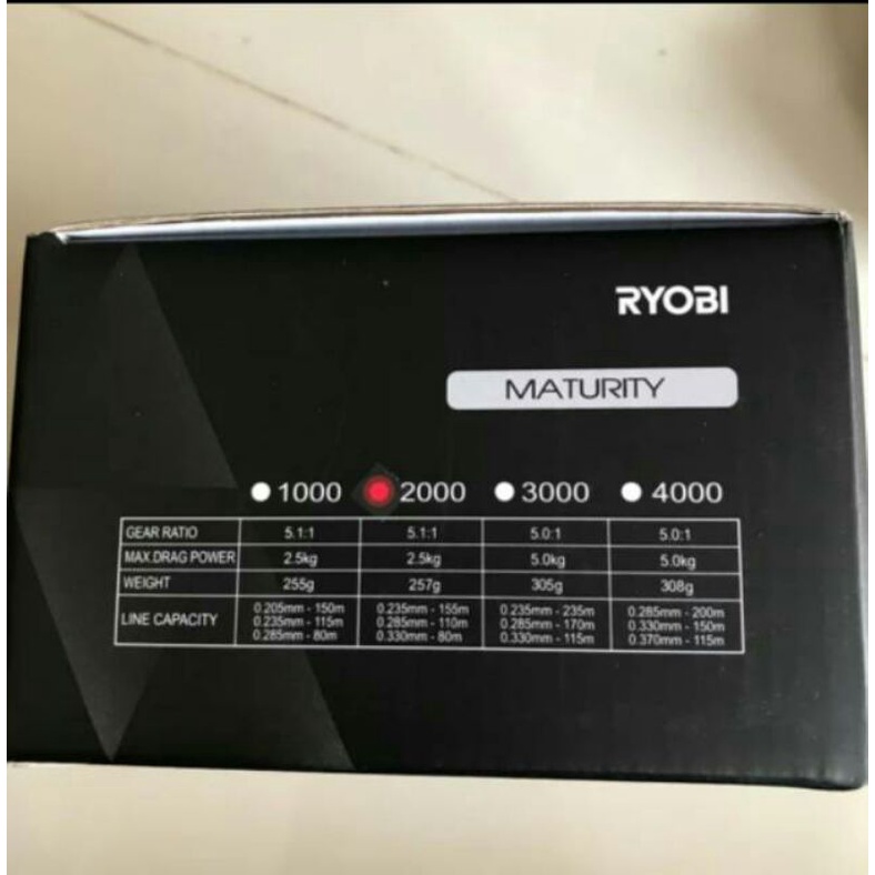 Reel Ryobi maturity 1000-8000