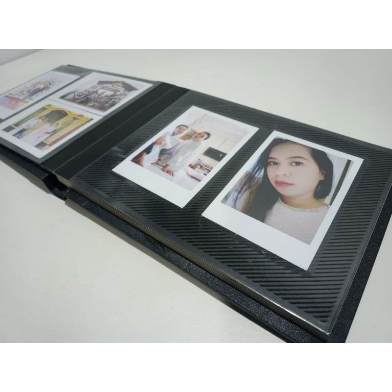 [Best Quality] Album Foto Polaroid Mini Buku Album Perekat Magnetic Blacksheet