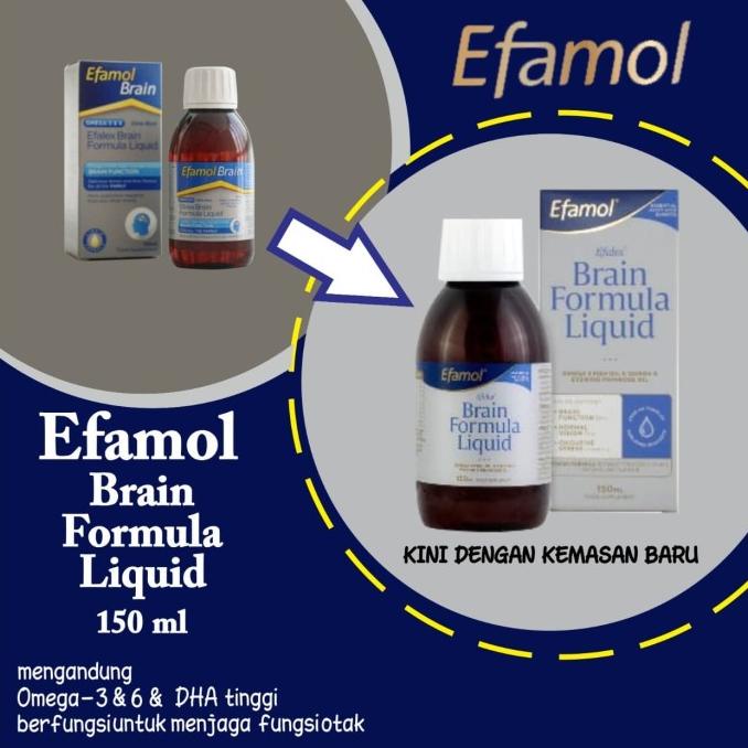 efalex efamol brain liquid 150ml asli UK Lc