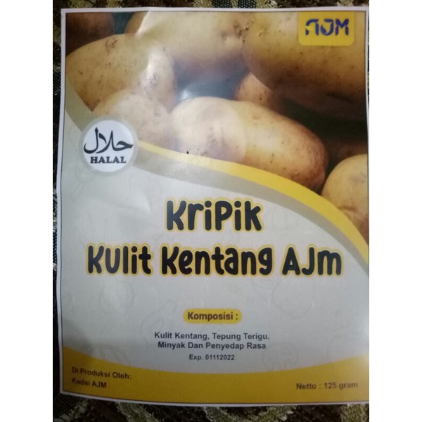 

kripik kulit kentang AJM