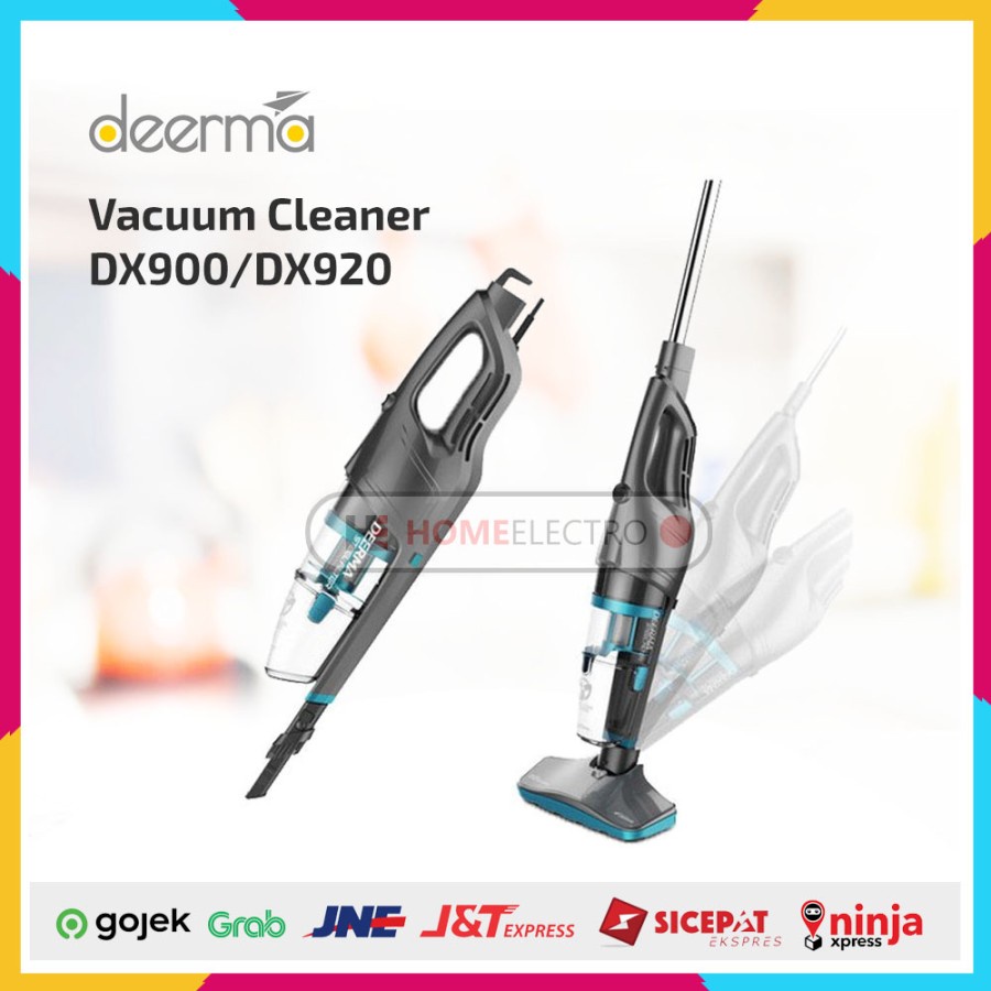 Deerma Vacuum Cleaner Handheld 2in1 DX900 DX920 Black Sedot Debu