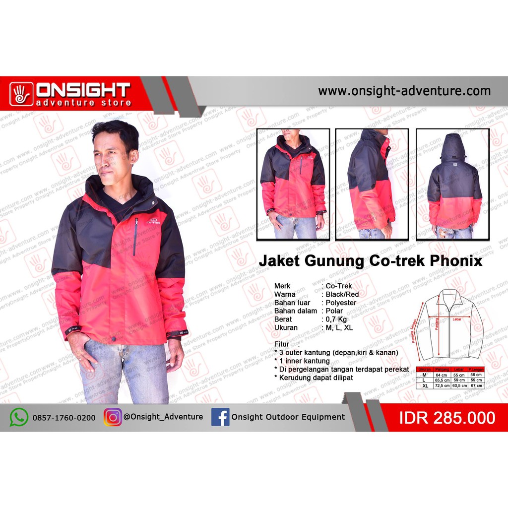 Jaket Gunung Co-Trek Phoenix
