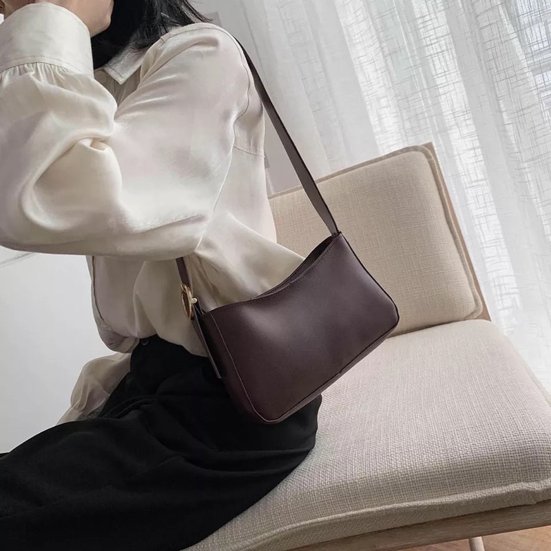 tas kulit kecil pouch kulit handbag Tas bahu jinjing wanita model slempang shoulder bag perempuan ko