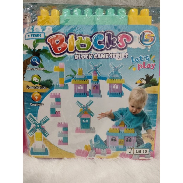 Mainan Balok Susun Mainan edukasi mainan balok Lego murah LB10