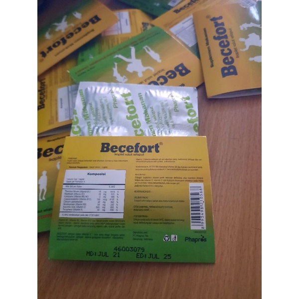 becefort 4 kaplet suplemen makanan
