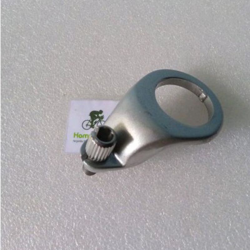 Stopper kabel rem cantilever depan standart 25,4mm Alloy chrome,stoper/hanger brake front