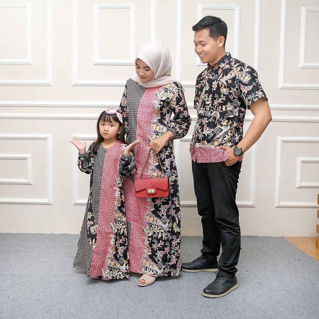 Batik Couple Keluarga / Set Batik Couple Keluarga Ayah Ibu Anak Premium Original Terbaru