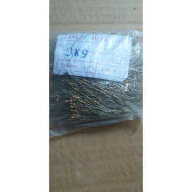 Resistor 3k9 Resistor 3,9k Resistor 3.9K 1/4 watt 50pcs