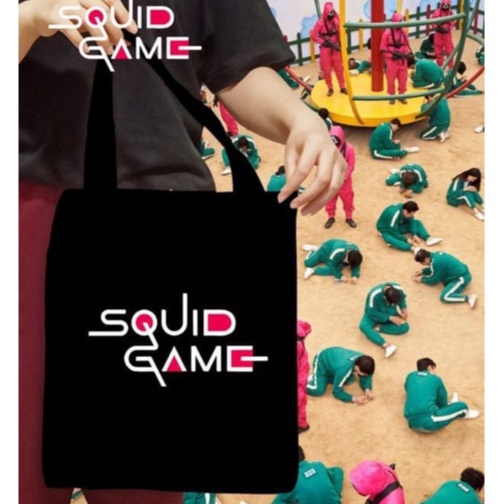 Tas TOTE BAG SQUID GAME RESLETING