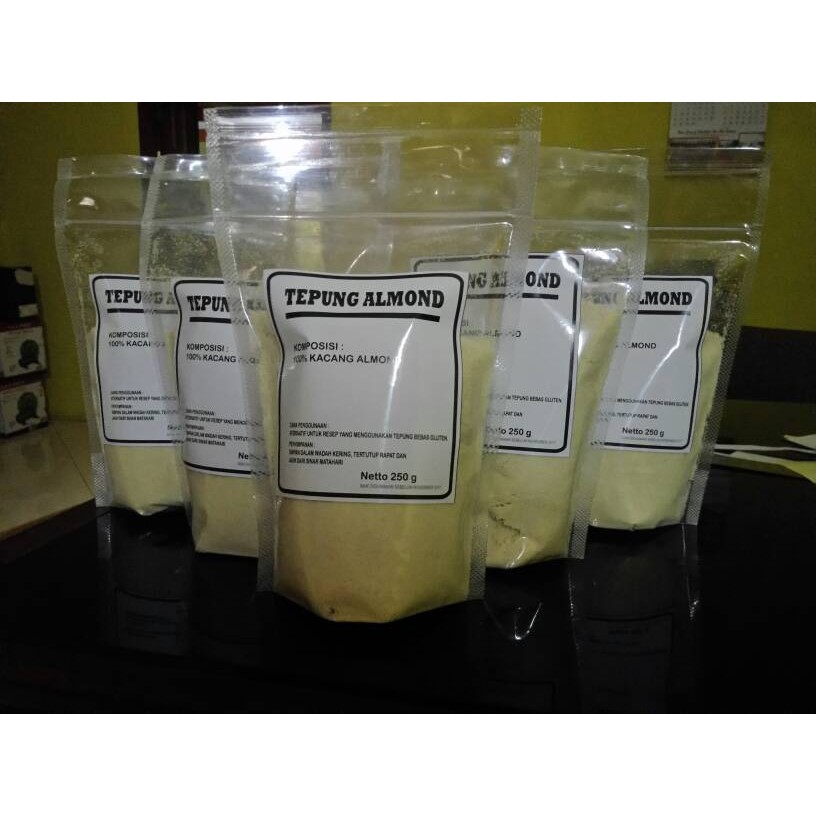 

Tepung Almond Curah Murah Berkualitas, Almond Flour Extra Fine Bahan Susu Almond