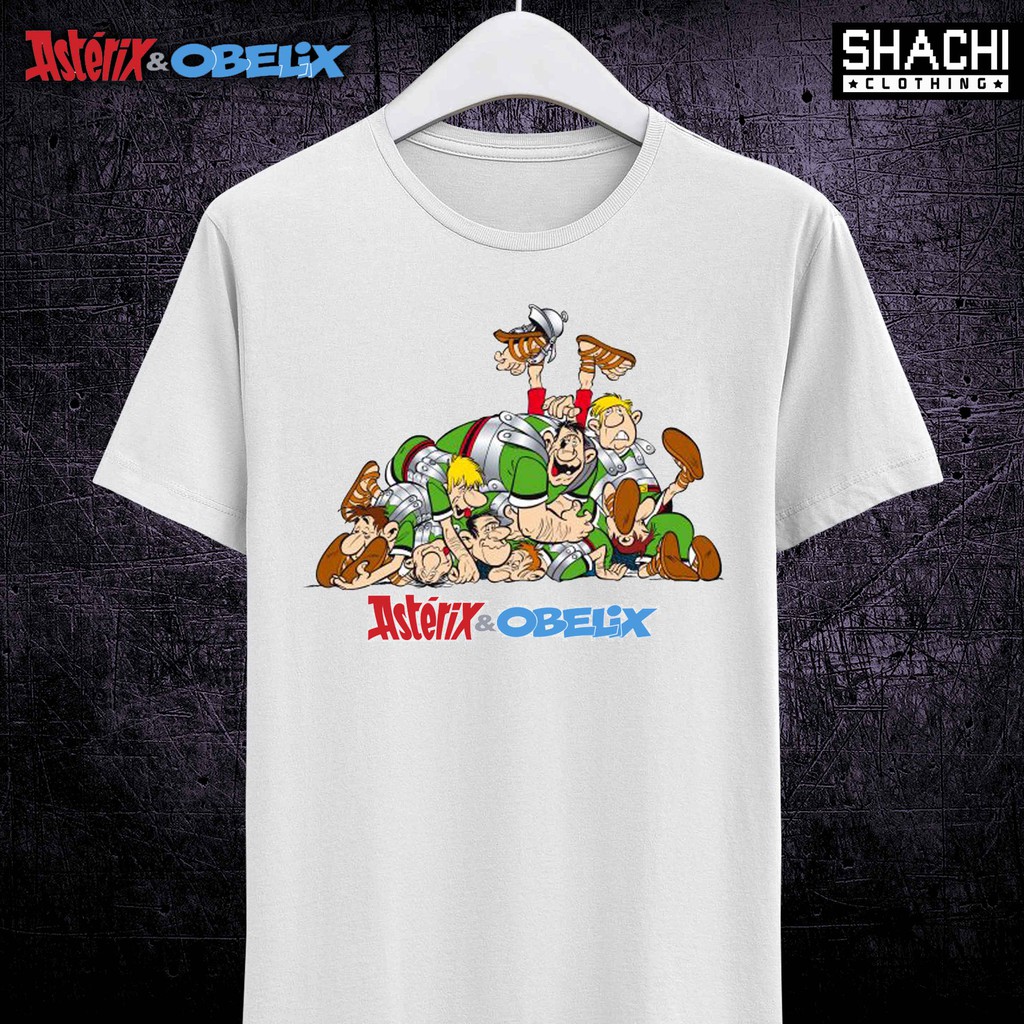 T Shirt Kaos Komik Jadul ASTERIX & OBELIX 11 - Premium White NSA