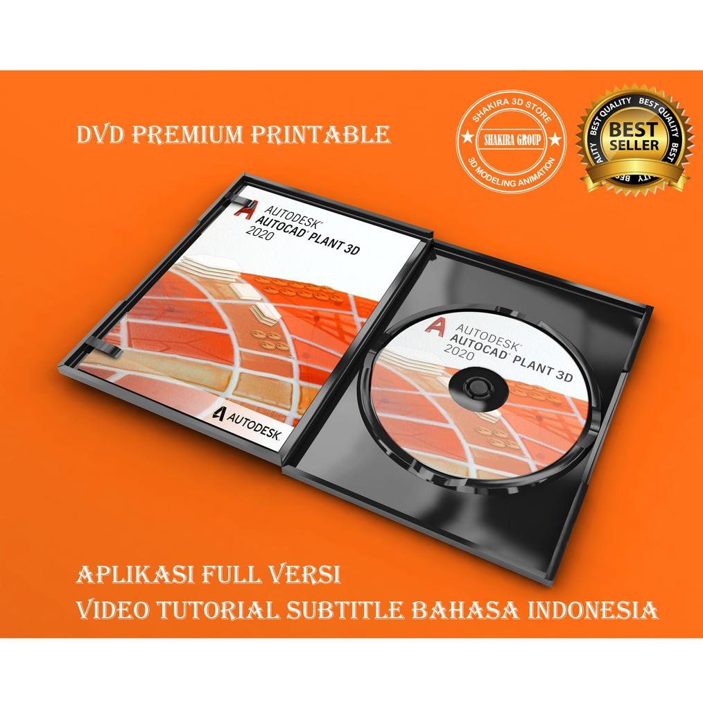 Jual Super Sale DVD AutoCAD Plant 3D 2020 Plus Tutorial Sampai Mahir