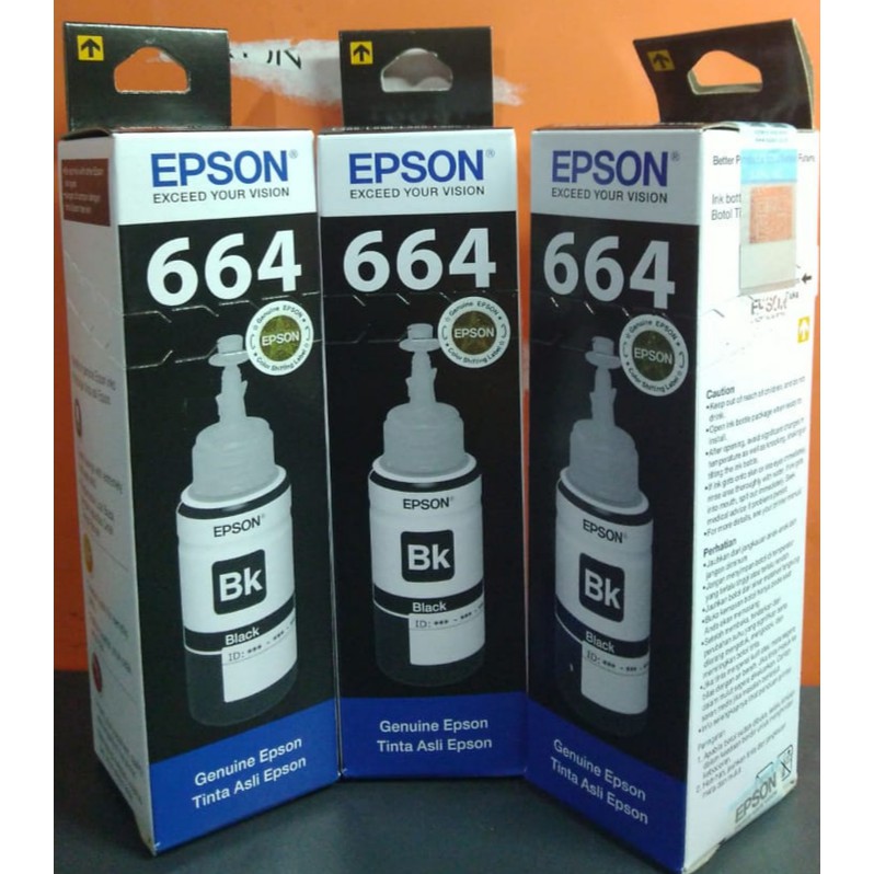 TINTA EPSON BLACK 664 ORIGINAL