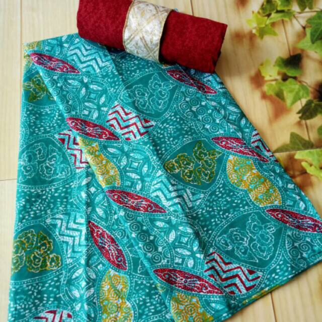 set kain batik dan embos