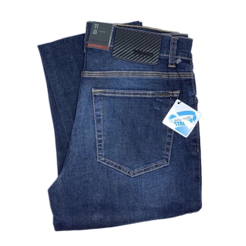Celana Jeans Pria Stretch ZG BOSS Original - Regular Fit #JinsPriaKualitasTinggi #celanaboss