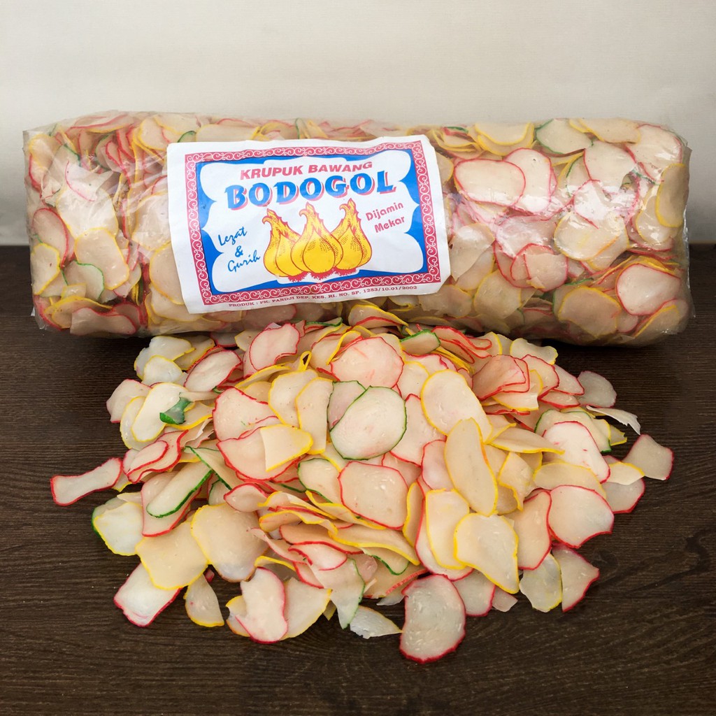 

Kerupuk Bawang Cap Bodogol (2.5 Kg)