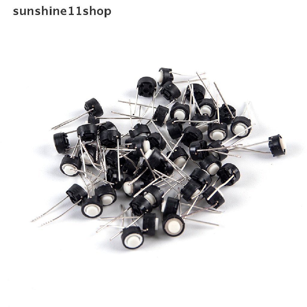 Sho 50pcs Saklar Micro Switch Tekan ALPS 6x6 X 4.3mm / 6x6 X 5mm