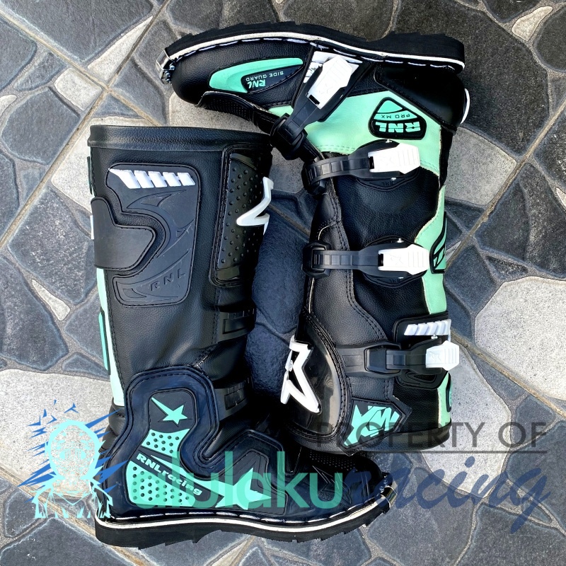 Sepatu Motocross RNL Racing Product Original MX Trail - Tosca in Black