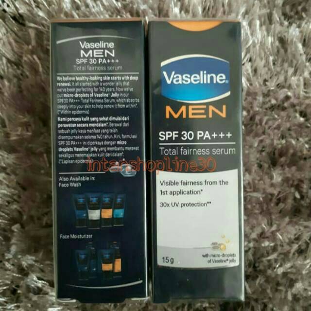 Vaseline Men SPF 30 PA+++ Total Fairness Serum