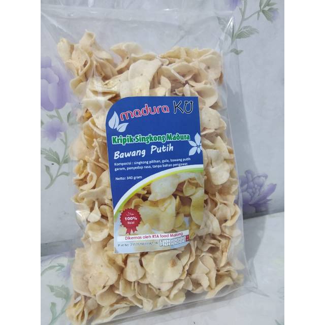 

Keripik singkong Madura rasa bawang putih