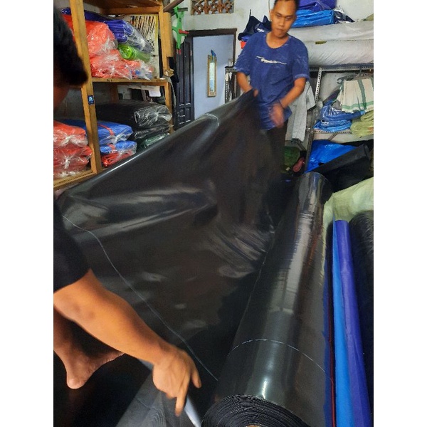 Terpal kolam ikan 6×14m micron500 HDPE GEOMEMBRAN Kualitas terbaik