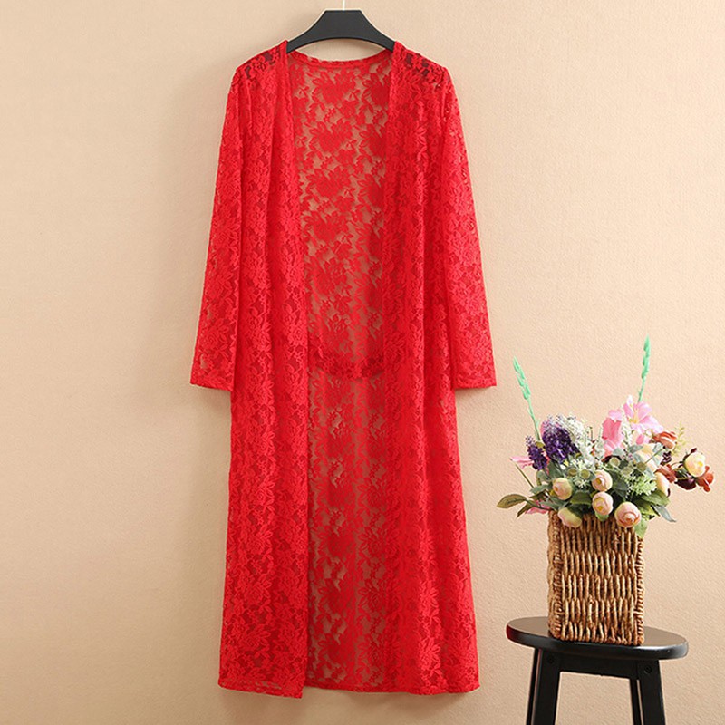 MODEL CARDIGAN KOREA TERBARU/ Cardigan Panjang Wanita Bahan Sifon Tipis Warna Polos untuk