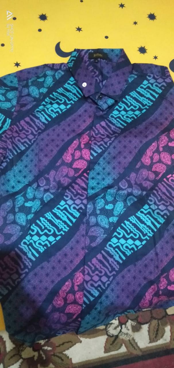 Kemeja Batik Songket Tangan Panjang Pria Bisa Bayar Ditempat Cod