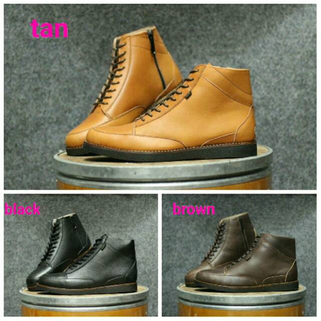 TERBARU!  SEPATU BOOT KULIT SLETING