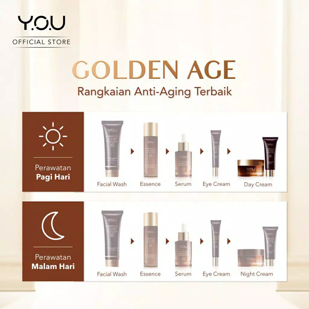 Kosmetik You Golden Age Illuminating Day Cream 18gr