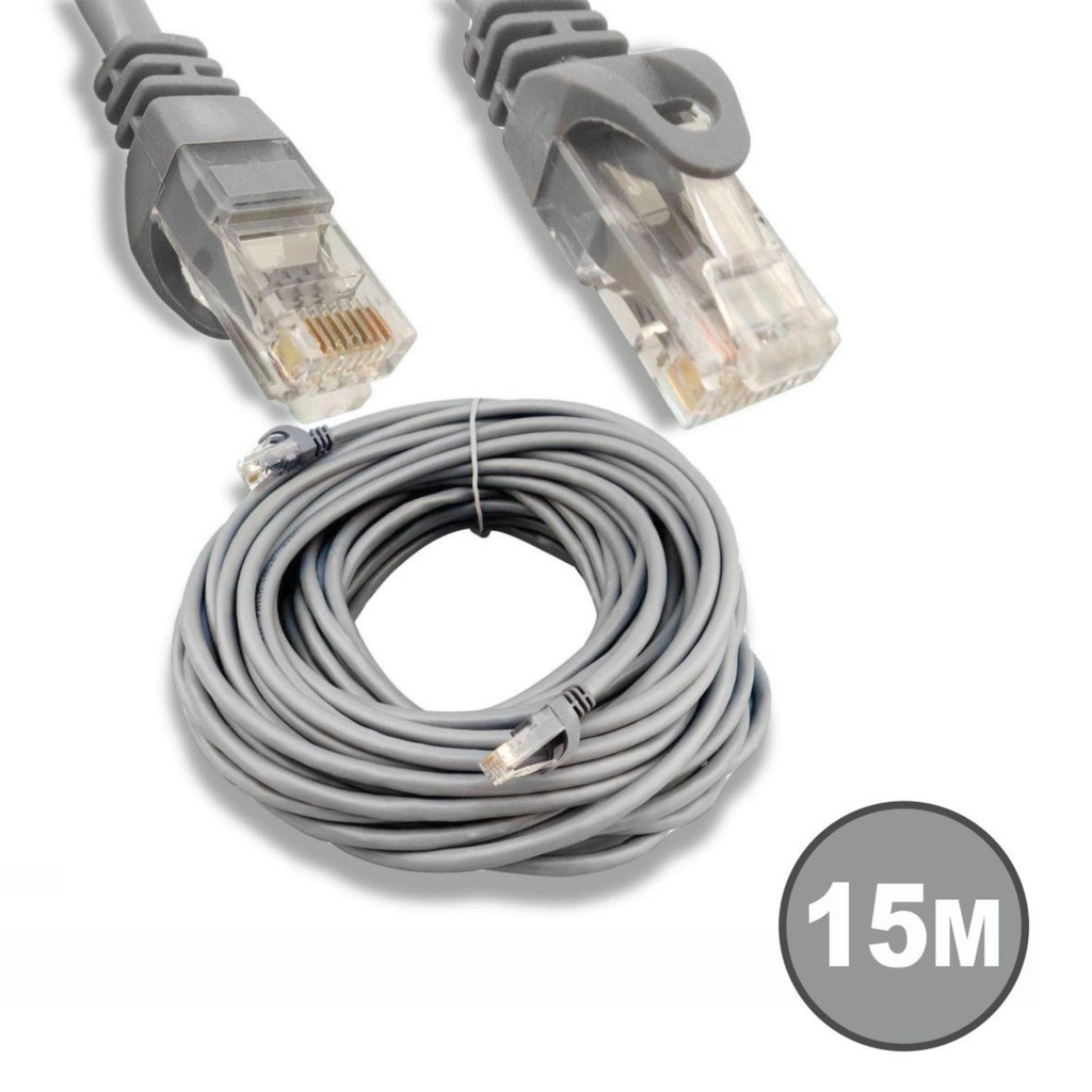 Kabel lan rj45 eyota 15 meter cat 5 5e utp ethernet - Cable internet 15m cat5