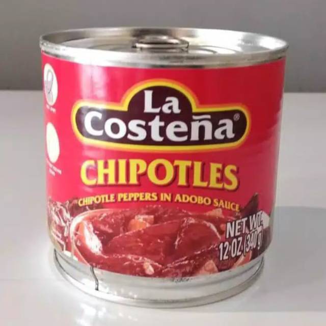 LA COSTENA CHIPOTLES  PEPPERS IN ADOBO SAUCE @ 340gram
