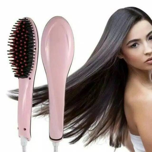 Catok Sisir MINI 906A Pelurus Rambut Elektrik Catokan Fast Hair Straightener Comb Lurus