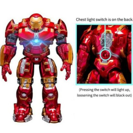 Action Figure Hulkbuster 17Cm Mainan anak Ironman Avengers