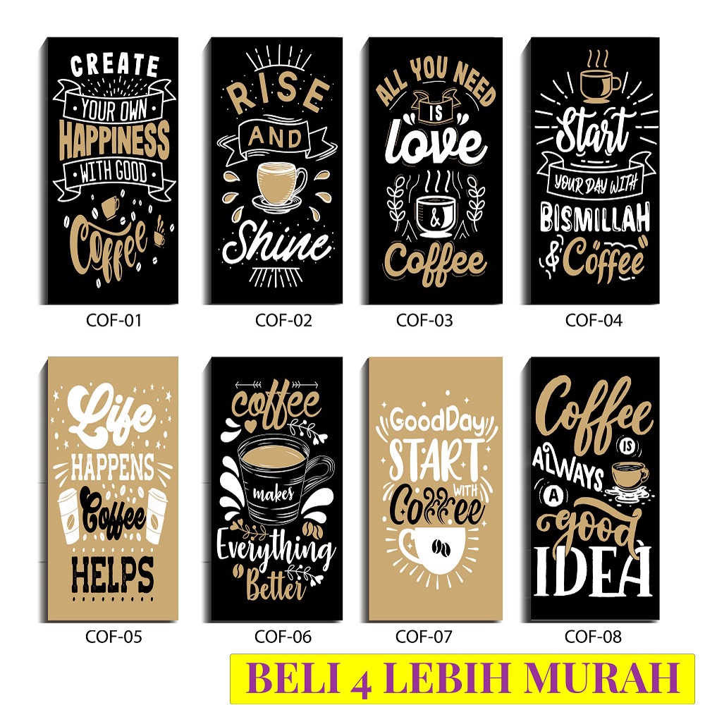 Hiasan Dinding Kopi Pajangan dinding cafe Wall decor coffee Dekorasi Cafe