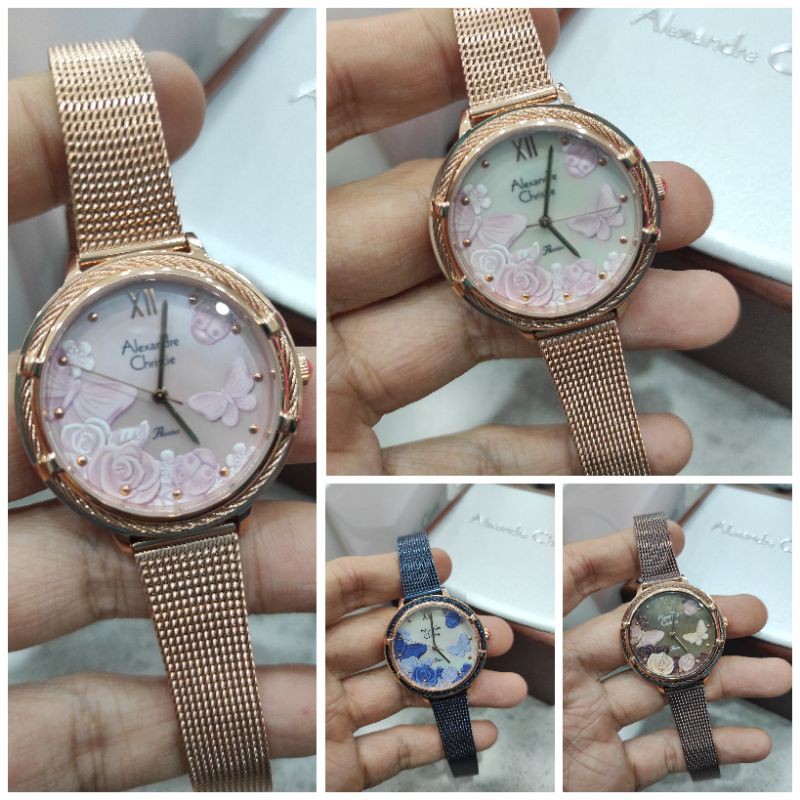 JAM TANGAN ALEXANDRE CHRISTIE AC2873 FLOWER NEW AC2873 ORI