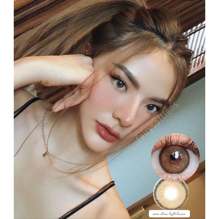 Softlens Kitty Mini Olivia Light Brown / KONTAK LENSA