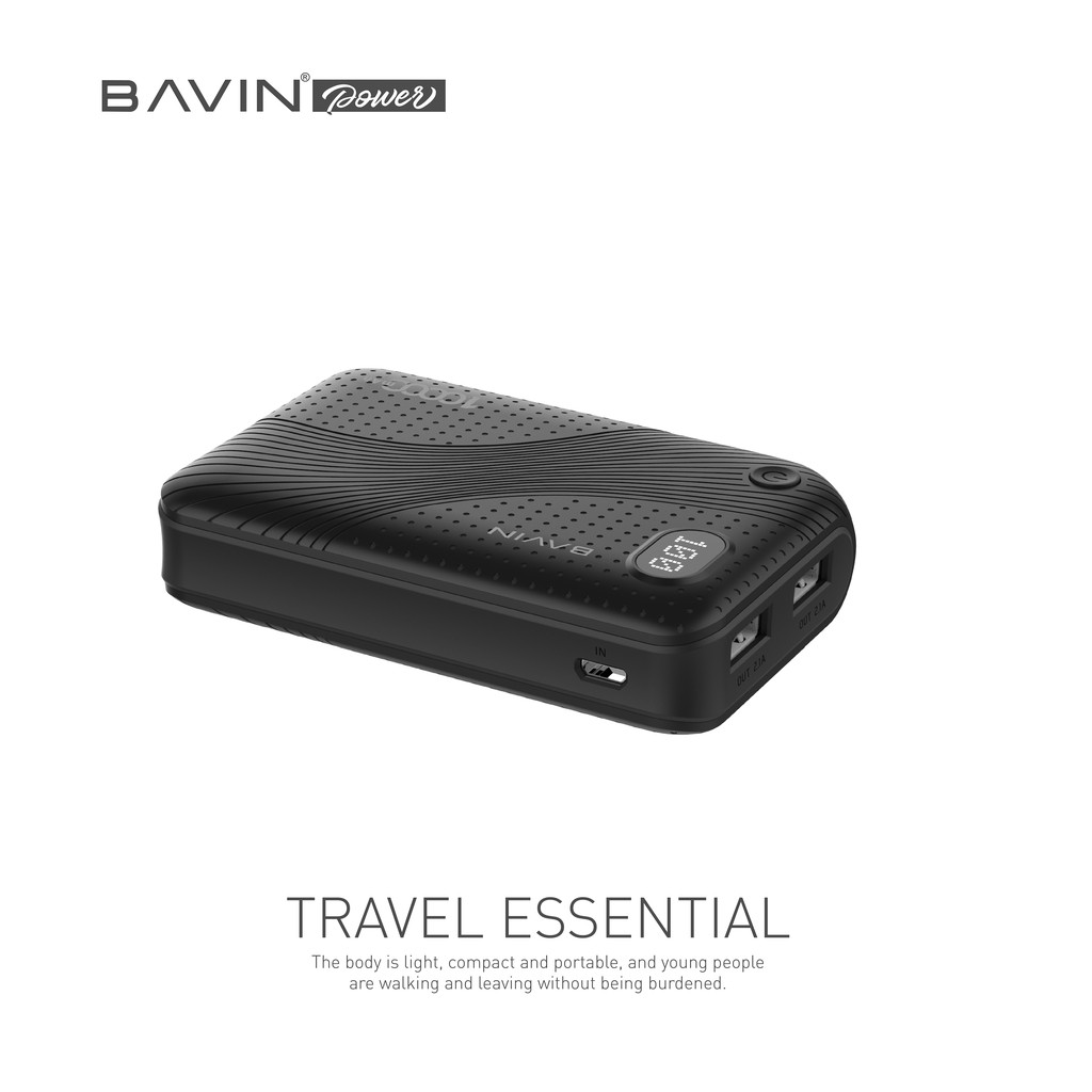 Power Bank 10.000 Mah Bavin PC-138S