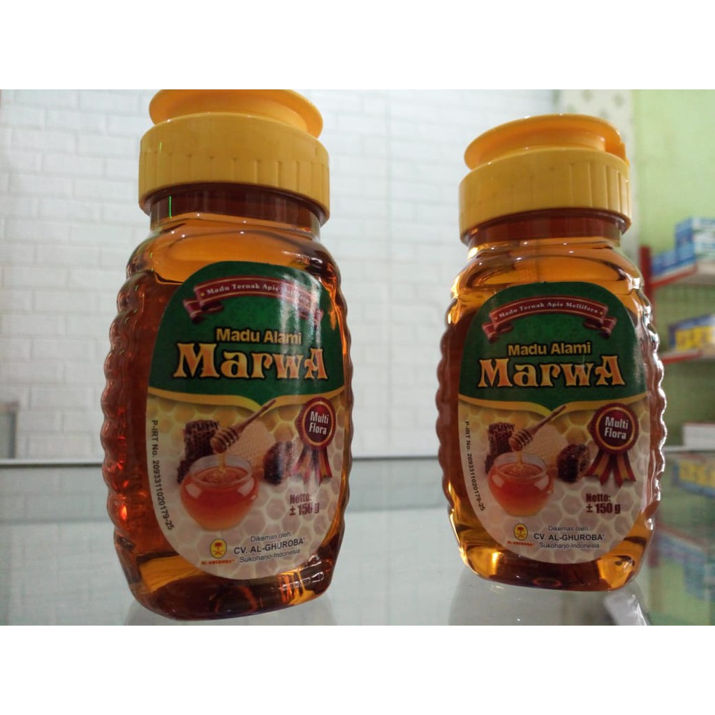 

Madu Multi Flora Marwa 150 gr AL-GHUROBA