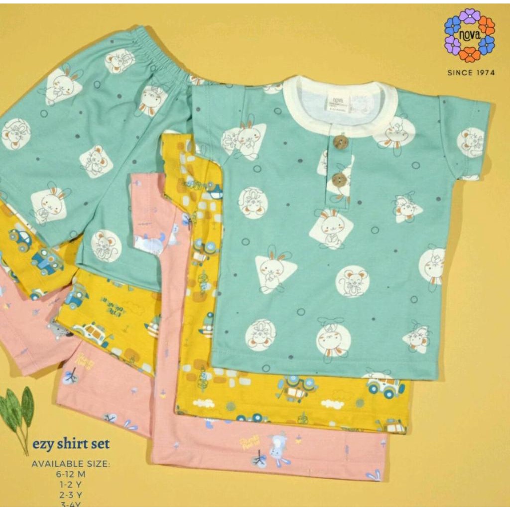 NOVA SETELAN BAYI EZY PLAYGROUND SERIES / SETELAN BAYI / BAJU BAYI DAN ANAK