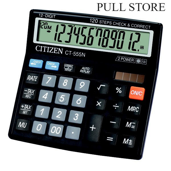 

Kalkulator Besar Dagang Citizen CT-555N / CT 555 N / Tax Calculator / Mark Up Calculation
